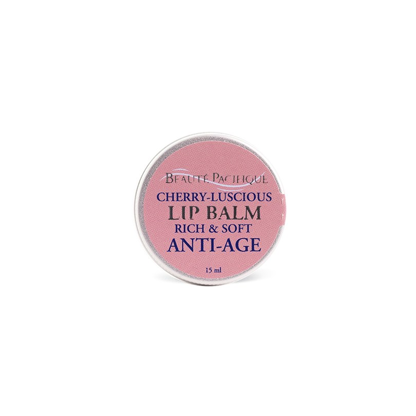 Ķiršu lūpu balzams | Beauté Pacifique Cherry-Luscious Lip Balm RICH &amp; SOFT Anti-Age, 15ml